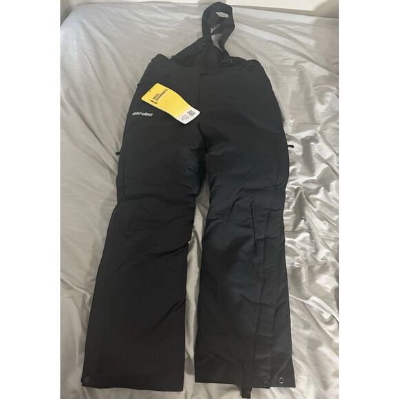 Ski-Doo NWT Size XS black snowmobile highpants snowboard ski bibs - Picture 8 of 11